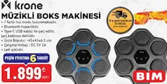 KRONE MÜZİKLİ BOKS MAKİNESİ KRONE MÜZİKLİ BOKS MAKİNESİ